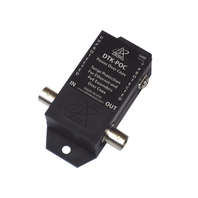 Protector Coaxial PoE BNC Hembra 75 Ohms Ethernet 10 — DITEK