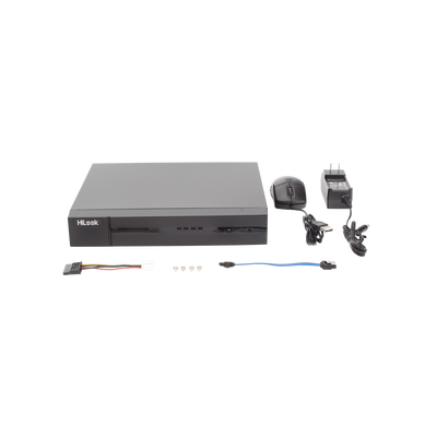 DVR 4 Canales TurboHD + 1 Canal IP — HiLook by HIKVISION