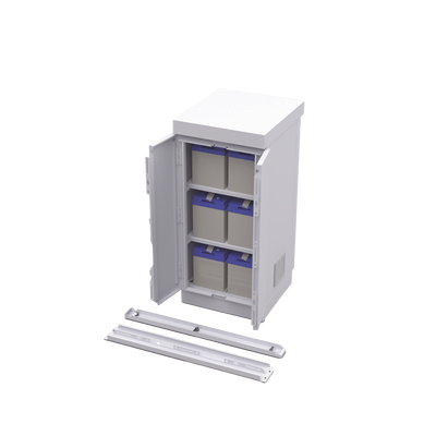 Gabinete de Seguridad Capacidad 6 Baterías PL110D12 — EPCOM INDUSTRIAL
