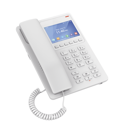 Teléfono IP Hotelero Pantalla LCD Color 2 Líneas SIP — GRANDSTREAM
