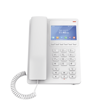 Teléfono IP Hotelero Pantalla LCD Color 2 Líneas SIP — GRANDSTREAM