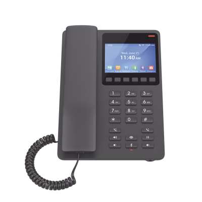 Teléfono IP Hotelero Wi-Fi 6 Dual Band 2 Líneas SIP — GRANDSTREAM