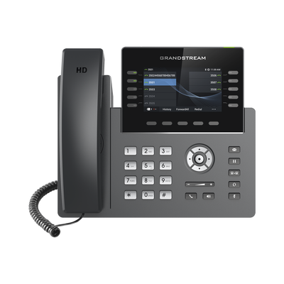 Teléfono IP 10 Líneas SIP 5 Cuentas Pantalla 4.3" — GRANDSTREAM