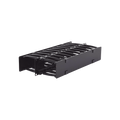 Organizador de Cable Horizontal RouteIT, Doble, Para Rack de 19in, 4in d — SIEMON