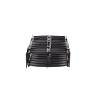 Organizador de Cable Horizontal RouteIT, Doble, Para Rack de 19in, 4in d — SIEMON
