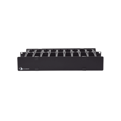 Organizador de Cable Horizontal RouteIT, Doble, Para Rack de 19in, 4in d — SIEMON