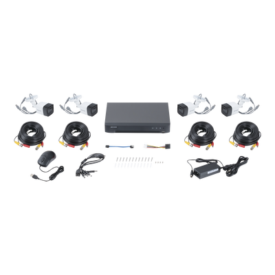 (MICRÓFONO INTEGRADO) KIT TURBOHD 5 Megapixel — Hikvision