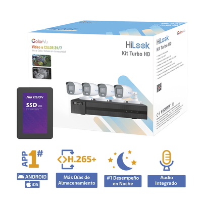 Kit TurboHD 1080p + SSD 500 GB — Hilook