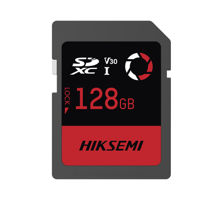 Memoria SDXC 128 GB Clase 10 U3 V30 Lectura 180 MB — HIKSEMI by HIKVISION