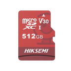 Memoria MicroSDXC 512 GB Clase 10 U3 Lectura 95 MB — HIKSEMI by HIKVISION