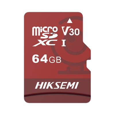 Memoria microSDXC 64GB Clase 10 U3 Lectura 95 MB — HIKSEMI by HIKVISION