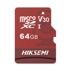 Memoria microSDXC 64GB Clase 10 U3 Lectura 95 MB — HIKSEMI by HIKVISION