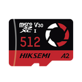 Memoria MicroSDXC 512 GB Clase 10 U3 V30 Lectura 180 MB — HIKSEMI by HIKVISION
