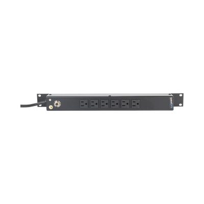 PDU Horizontal 6 Contactos NEMA 5-15R 15A 120Vca — LINKEDPRO BY EPCOM