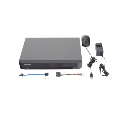 DVR 4 Canales TURBOHD + 4 Canales IP 8 Megapixel (4K) — HIKVISION