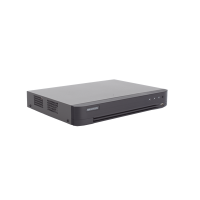 DVR 4 Canales TURBOHD + 4 Canales IP 8 Megapixel (4K) — HIKVISION