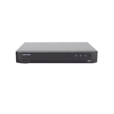 DVR 4 Canales TURBOHD + 4 Canales IP 8 Megapixel (4K) — HIKVISION