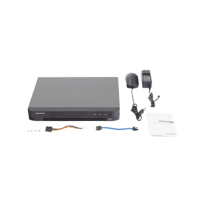 DVR 4 Canales TURBOHD + 4 Canales IP 8 Megapixel (4K) — HIKVISION