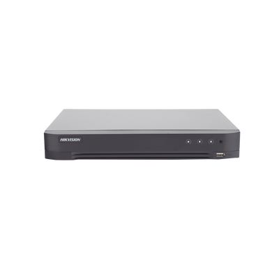 DVR 8 Canales TURBOHD + 4 Canales IP — HIKVISION