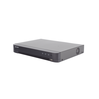 DVR 8 Canales TURBOHD +  8 Canales IP 8 Megapixel (4K) — HIKVISION
