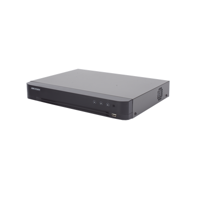 DVR 8 Canales TURBOHD + 8 Canales IP 8 Megapixel (4K) — HIKVISION