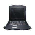 Consola KVM LCD 17 Pulgadas 8 Puertos VGA — PLANET