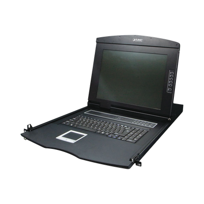 Consola KVM LCD 17 Pulgadas 8 Puertos VGA — PLANET