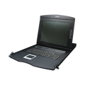 Consola KVM LCD 17 Pulgadas 8 Puertos VGA — PLANET