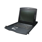 Consola KVM LCD 17 Pulgadas 8 Puertos VGA — PLANET
