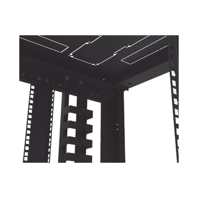 Gabinete de Piso para Telecomunicaciones 45 UR — LINKEDPRO BY EPCOM