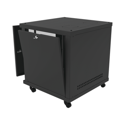 Gabinete de Piso 12UR 638 mm Profundidad 276 kg Carga — LINKEDPRO BY EPCOM