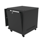 Gabinete de Piso 12UR 638 mm Profundidad 276 kg Carga — LINKEDPRO BY EPCOM