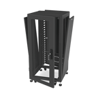 Gabinete de Piso 19in 24UR 600 mm Profundidad — LINKEDPRO BY EPCOM