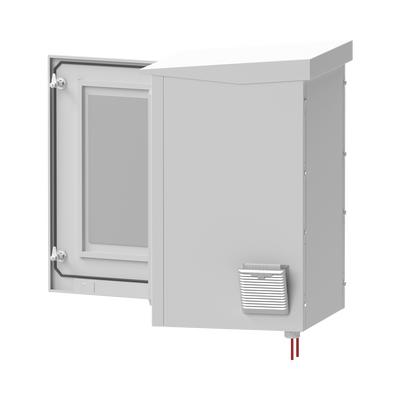 Gabinete Exterior IP Rack 19" 16U Acero Galvanizado — LINKEDPRO BY EPCOM