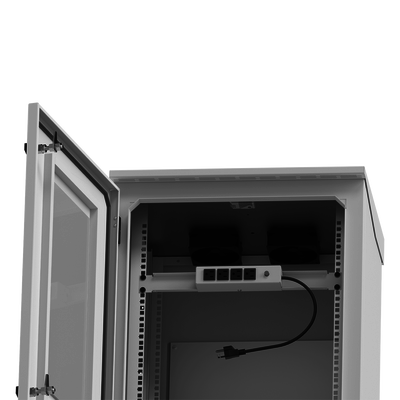 Gabinete Exterior IP Rack 19" 16U Acero Galvanizado — LINKEDPRO BY EPCOM