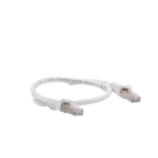 Patch Cord Cat6A Blindado 0.5 m Blanco — Linkedpro