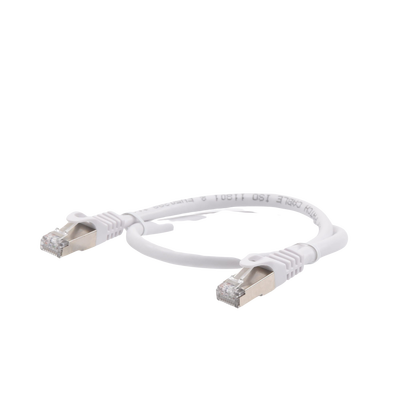 Patch Cord Cat6A Blindado 0.5 m Blanco — Linkedpro