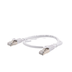 Patch Cord Cat6A Blindado 0.5 m Blanco — Linkedpro