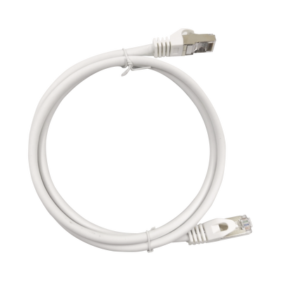 Patch Cord Cat6A Blindado 0.5 m Blanco — Linkedpro