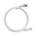 Patch Cord Cat6A Blindado 0.5 m Blanco — Linkedpro