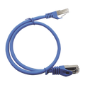 Patch Cord Cat6A 10G Blindado 2 Metros (6.56 Pies) Azul — Linkedpro