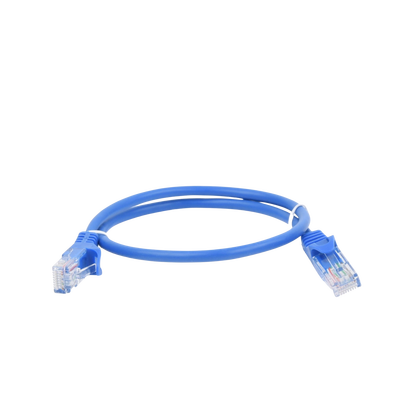 Patch Cord Cat5e UTP 0.5 m Azul — Linkedpro