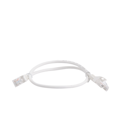 Patch Cord Cat5e UTP 0.5 m Blanco — Linkedpro