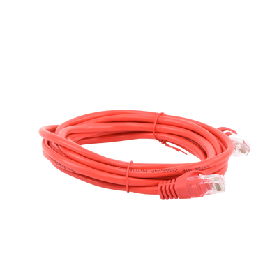Patch Cord Cat5e UTP 3 m Rojo — Linkedpro