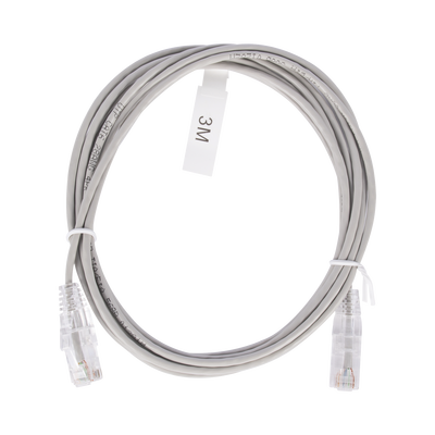 Patch Cord Cat6 UTP 3 m Gris — Linkedpro