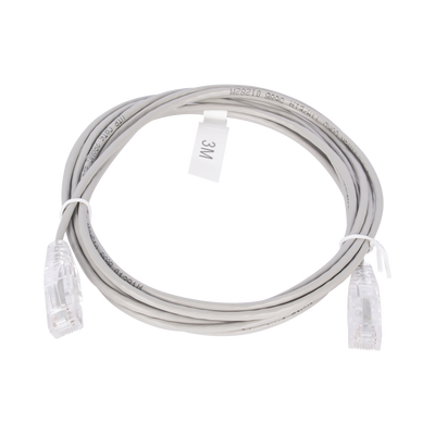 Patch Cord Cat6 UTP 3 m Gris — Linkedpro