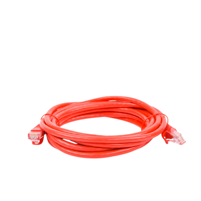 Patch Cord Cat6 UTP 3 m Rojo — Linkedpro