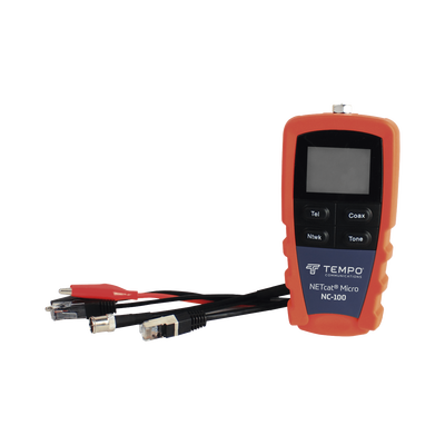 Probador de Cable UTP STP Coaxial Detección de Fallas — TEMPO