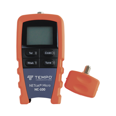 Probador de Cable UTP STP Coaxial Detección de Fallas — TEMPO