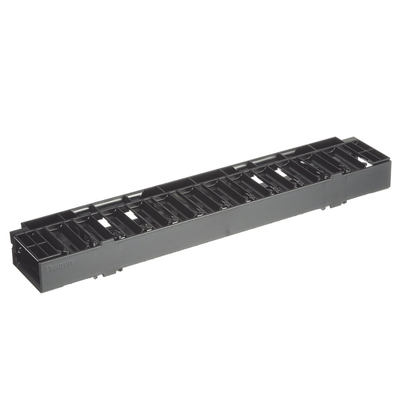 Organizador de Cables Horizontal 1UR Rack 19in (483mm) — PANDUIT